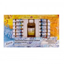 Ladoga Couleurs à l'Huile Coffret Cadeau 12 x 18 ml.