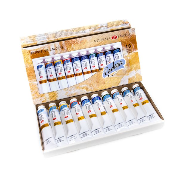 Ladoga Oil paints Set 10 x 46 ml.