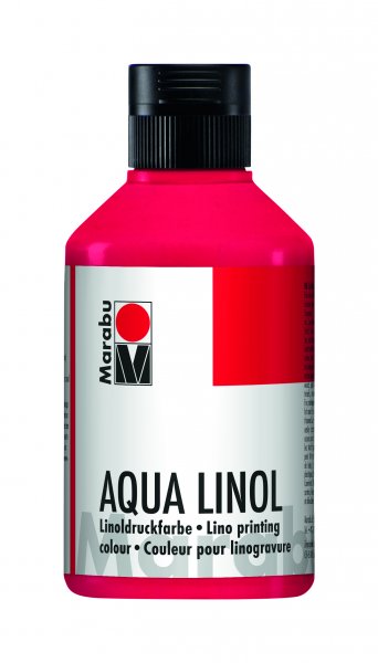 Marabu Aqua Linol Printing Colour 250 ml. - Carmine Red