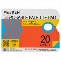 Meeden Disposal Paper Palette Pad 80 gr/m2 20 sheets