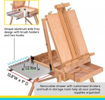 Meeden French Sketch Easel Box with Foldable Legs