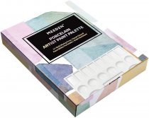 Meeden Porcelain 17-Well Paint Palette 16,5x23 cm.