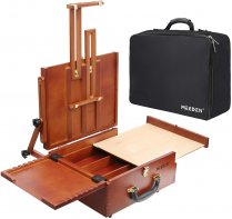 Meeden Lightweight Portable Pochade Box Easel with Carry Bag