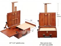 Meeden Lightweight Portable Pochade Box Easel with Carry Bag