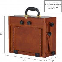 Meeden Artist Pochade Box with Aluminum Tripod and Nylon Carry Bag
