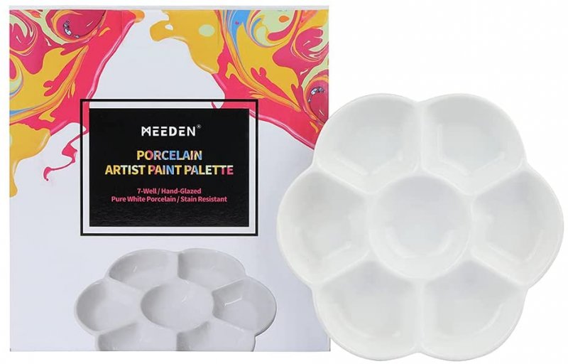 meeden ceramic artist paint palette porcelain