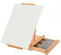 Meeden Studio Sketchbox Table Easel with Metal Lined Drawer