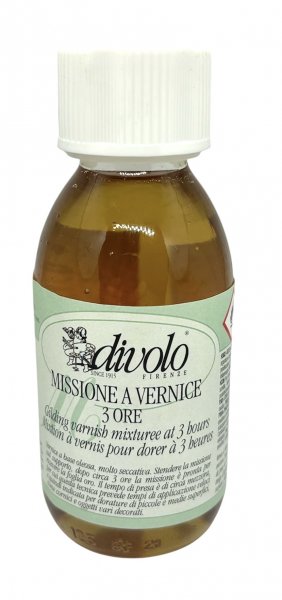 Divolo Oil-based Gilding Mixtion (Size Adhesive Varnish) 3-hour - 125 ml.