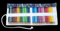 Mondeluz Watercolour Pencils in Coloured Roll-Up Case - 36 Pack