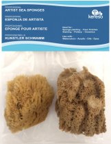 Natural Coarse Sponges  2 pcs. Set 3″-3,5″