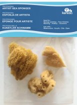 Natural Ocean Sponges Variety 3-Pack Fine & Coarse