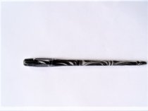 Deml Ergonomic Nib Holder - Black & Silver Swirl