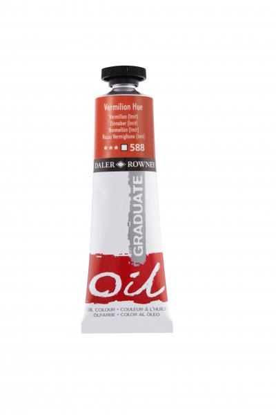 Daler-Rowney Graduate Oil Colour 38 ml. - 588 Vermilion (Hue)