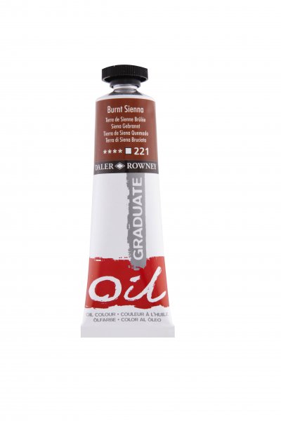 Daler-Rowney Graduate Oil Colour 38 ml. - 221 Burnt Sienna