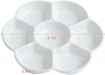 Meeden Porcelain 7-Well Paint Palette 12 cm.
