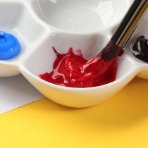 Meeden Porcelain 7-Well Paint Palette 12 cm.