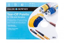 Palette Pelable Pour l'Huile et l'Acrylique Daler-Rowney A3 40 feuilles Palette Pelable Pour l'Huile et l'Acrylique Daler-Rowney A3 40 feuilles