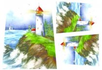 Papier Ryżowy z nadrukiem  43x32 cm Nr. 228