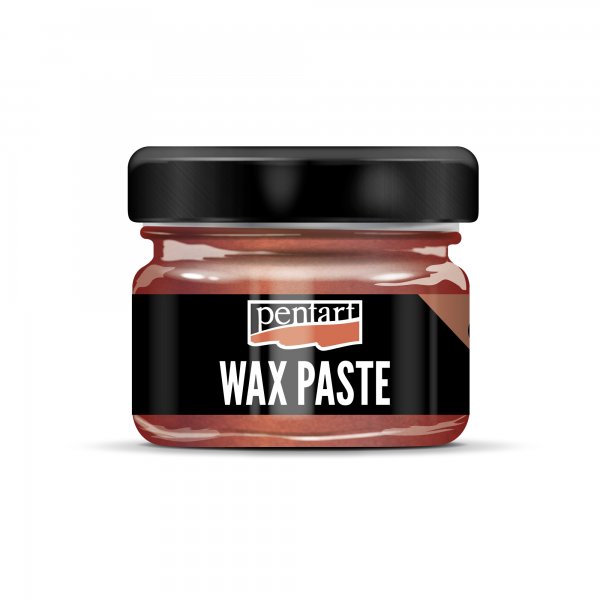 Pentart Coloured Beeswax Wax Paste 20 ml. - Metallic Red