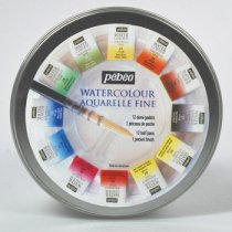 Pebeo Aquarelle Fine Watercolours - 12 Pack