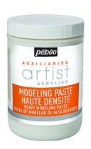 Pebeo Artist Acrylic High Density Modelling Paste 1L