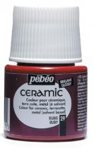 Pébéo Céramic Keramikfarbe 45 ml. - 29 Rubinro