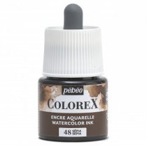Pebeo Colorex Aquarelinkt 45 ml. - 48 Sepia