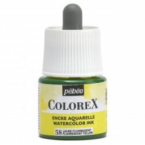 Pebeo Colorex Watercolour Ink 45 ml. - 58 Fluorescent Yellow