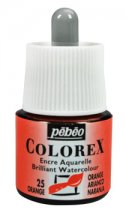 Pebeo Colorex Aquarell-Tusche 45 ml. - 05 Goldorange