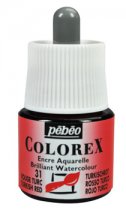 Pebeo Colorex Aquarell-Tusche 45 ml. - 09 Leuchtkäfergrün
