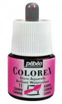 Pebeo Colorex Aquarell-Tusche 45 ml. - 13 Karminrot