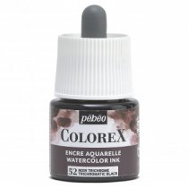 Pebeo Colorex Aquarell-Tusche 45 ml. - 52 Trichromeschwarz