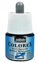 Pebeo Colorex Watercolour Ink 45 ml. - 24 Turquoise Blue