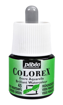 Pebeo Colorex Watercolour Ink 45 ml. - 34 Spring Green