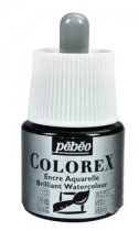 Pebeo Colorex Watercolour Ink 45 ml. - 53 Ivory Black