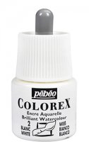 Pebeo Colorex Watercolour Ink 45 ml. - 54 White