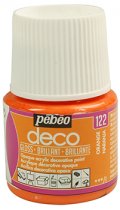 Pebeo Deco Glossy Acrylic Paint 45 ml. - 122 Orange