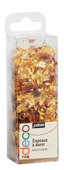 Pebeo Deco Gilding Flakes 1.5g. - Red Brown