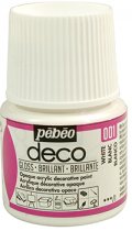 Pebeo Deco Glossy Acrylic Paint 45 ml. - 001 Wit