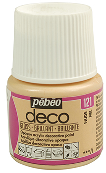 Pebeo Deco Glossy Acrylic Paint 45 ml. - 121 Nude