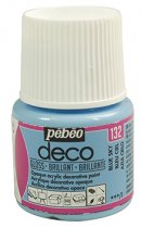 Pebeo Deco Glossy Acrylic Paint 45 ml. - 132 Sky Blue