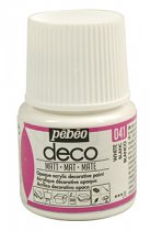 Pébéo Déco Mat 45 ml. - 041 Blanc