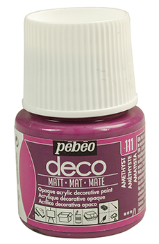 Pebeo Deco Matt Acrylic Paint 45 ml. - 111 Amethyst