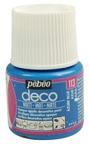 Pebeo Deco Matt Acrylic Paint 45 ml. - 113 Azure Blue