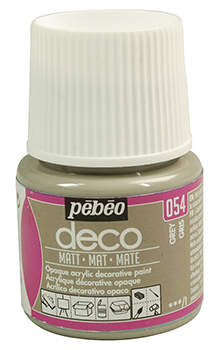 Pebeo Deco Matt Acrylic Paint 45 ml. - 054 Grey