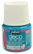 Pebeo Deco Matt Acrylic Paint 45 ml. - 080 Caribisch blauw