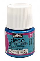 Pebeo Deco Pearl Acrylic Paint 45 ml. - 117 Turquoise