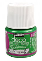 Pebeo Deco Pearl Acrylic Paint 45 ml. - 118 Dark Green