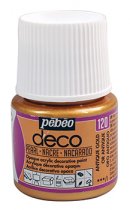 Pebeo Deco Pearl Acrylic Paint 45 ml. - 120 Antique Gold