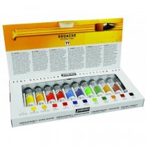 Pebeo Extra Fine Gouache T7 Set - Set of 12 pieces x 20 ml.